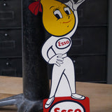 ESSO goutte d'huile ancienne Tole publicitaire année 1962