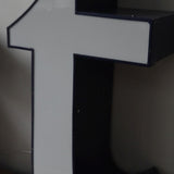 lampe veilleuse ancienne lettre d'enseigne lumineuse "" T ""