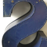 lampe veilleuse ancienne lettre d'enseigne lumineuse "" S ""