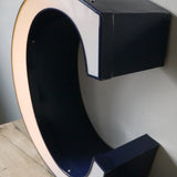 lampe veilleuse ancienne lettre d'enseigne lumineuse "" C ""