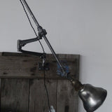 Rare Lampe O.C. White Industrielle fixation murale applique
