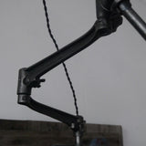 Rare Lampe O.C. White Industrielle fixation murale applique