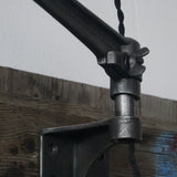 Rare Lampe O.C. White Industrielle fixation murale applique