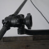 Rare Lampe O.C. White Industrielle fixation murale applique