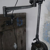 Rare Lampe O.C. White Industrielle fixation murale applique