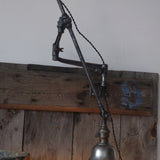 Rare Lampe O.C. White Industrielle fixation murale applique