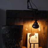 Rare Lampe O.C. White Industrielle fixation murale applique
