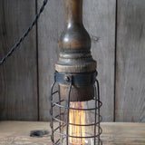 unique baladeuse de garage art populaire bois massif