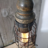 unique baladeuse de garage art populaire bois massif