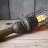 unique baladeuse de garage art populaire bois massif