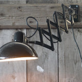 Ancienne lampe applique accordeon Kaiser idell bauhaus