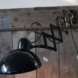 Ancienne lampe applique accordeon Kaiser idell bauhaus