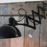 Ancienne lampe applique accordeon Kaiser idell bauhaus