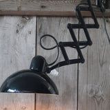 Ancienne lampe applique accordeon Kaiser idell bauhaus