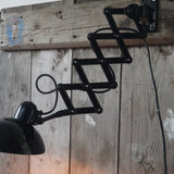 Ancienne lampe applique accordeon Kaiser idell bauhaus