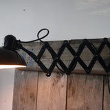 Ancienne lampe applique accordeon Kaiser idell bauhaus