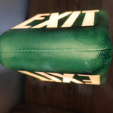 Exit Lampe USA opaline verte socle metal