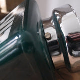 Exit Lampe USA opaline verte socle metal