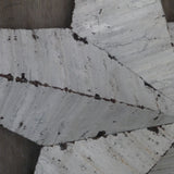 etoile de grange Amish zinc blanche tres grand modele