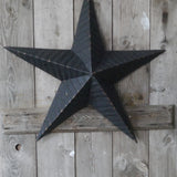 large black zinc Amish barn star