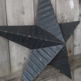 large black zinc Amish barn star