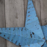 etoile de grange Amish zinc bleu tres grand modele