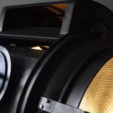 Rare, very large Cremer 10k cinema projector with rack and pinion cinema stand