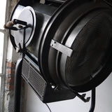 Rare, very large Cremer 10k cinema projector with rack and pinion cinema stand