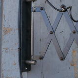 green Russian industrial accordion wall lamp