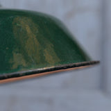 green Russian industrial accordion wall lamp