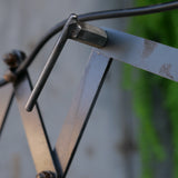 green Russian industrial accordion wall lamp