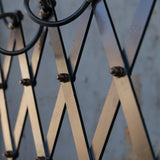 green Russian industrial accordion wall lamp