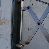 green Russian industrial accordion wall lamp