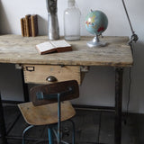 superbe ancienne lampe industrielle Gras abat jour dessinateur polie miroir