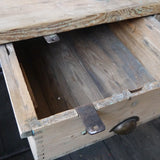 bureau industriel double poste de travail metal et bois