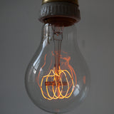 Ferrowatt F-1920 edition light bulb, carbon filament, Thomas Edison style, new