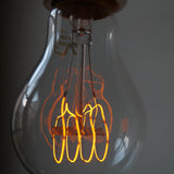 Ferrowatt F-1920 edition light bulb, carbon filament, Thomas Edison style, new