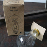 Ferrowatt F-1920 edition light bulb, carbon filament, Thomas Edison style, new