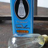 Ferrowatt ampoule edition 1910 N filament de carbonne facon Thomas Edison neuve