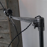 Rare Lampe bureau O.C. White Industrielle opaline blanche