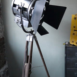 Ancien projecteur cinema hollywood Richardson an 50/60 trepied bois