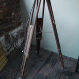 Ancien projecteur cinema hollywood Richardson an 50/60 trepied bois