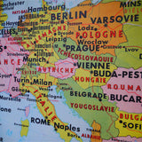 ancienne affiche scolaire Gibert europe physique