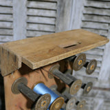 meuble metier en bois casier porte bobine / r6