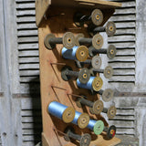 meuble metier en bois casier porte bobine / r6