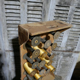 wooden spool holder cabinet / r5