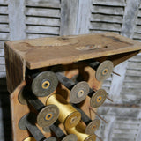wooden spool holder cabinet / r5