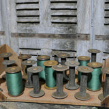 wooden spool holder cabinet / r4