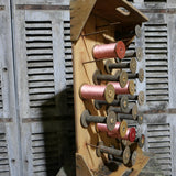 wooden spool holder cabinet / r3