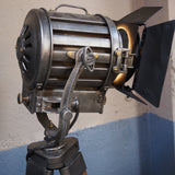 Ancien projecteur cinema Pinwood Richardson an 40/50 trepied bois